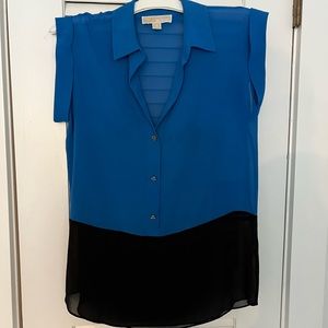 Michael Kors color block blouse